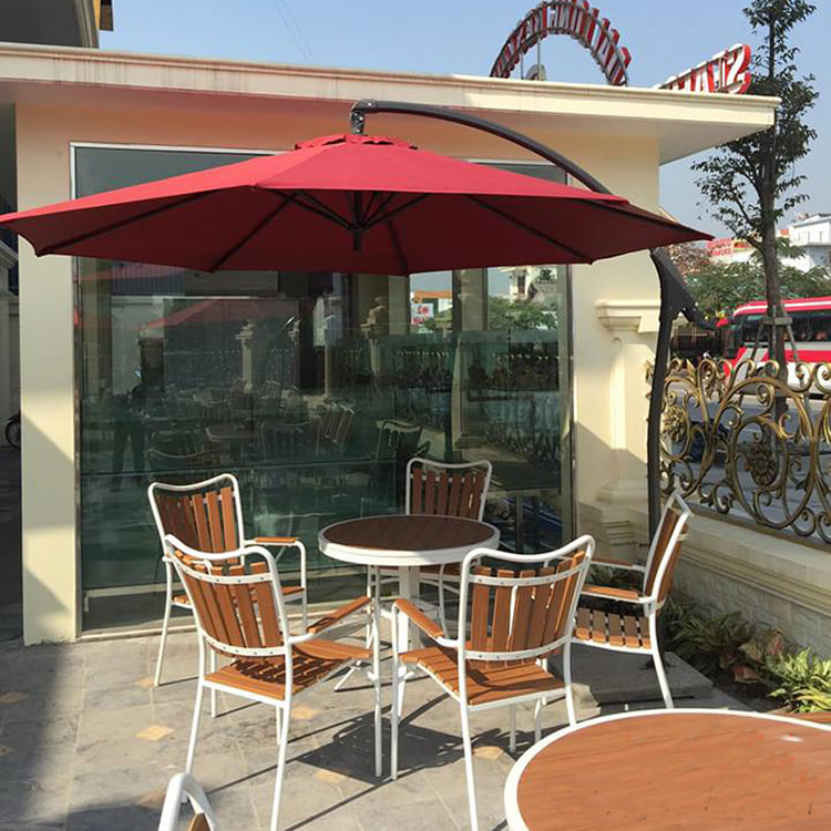 Ô dù hòa phát lệch tâm cong 3m